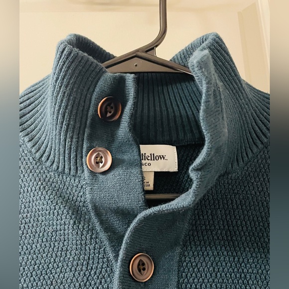 Goodfellow small cardigan sweater in teal - Picture 2 of 3